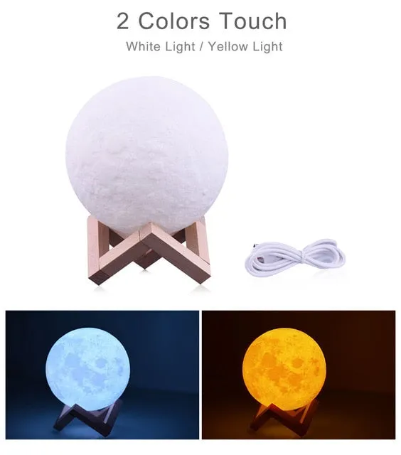 3D print Rambery moon lamp