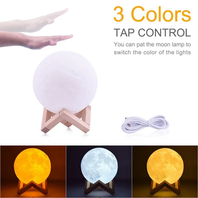 3D print Rambery moon lamp