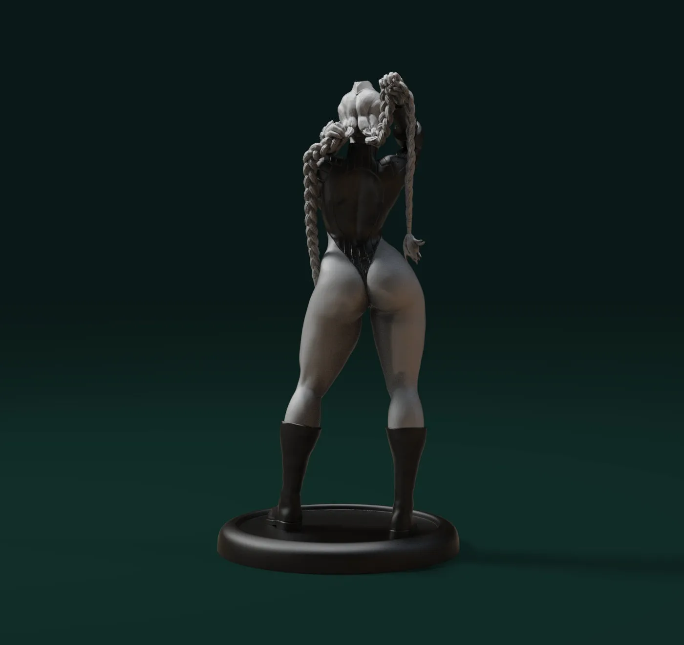 A013 - Games Character design, The Street fighter Cammy White 03 Pulling hair Version , STL 3D Model Design Print