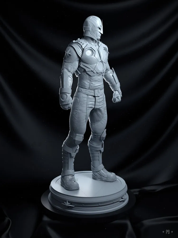 A015 - Comic Character, Nova Marvel super heroes, 3D STL Model design print download files