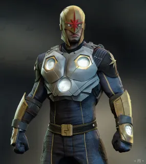 A015 - Comic Character, Nova Marvel super heroes, 3D STL Model design print download files