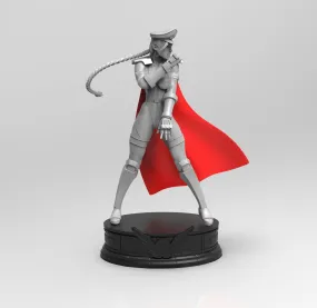 A017 - Games Character design, The sexy Cammy White 05 , Street fighter STL 3D model design print download files