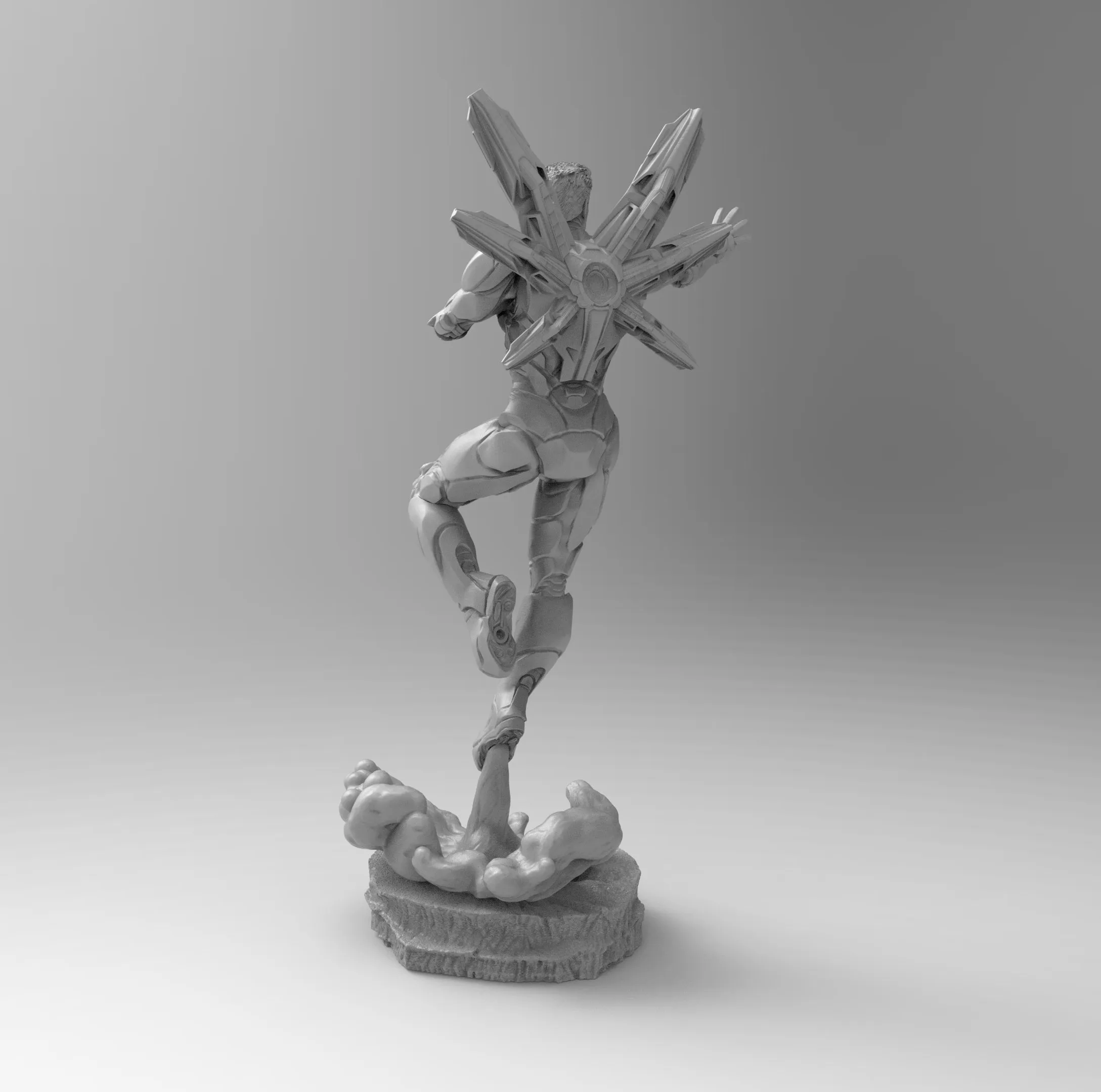 A071 - Comic character design, Marvel Superheroes , Tony Stark Ironman MK85 version , STL 3D model design print file