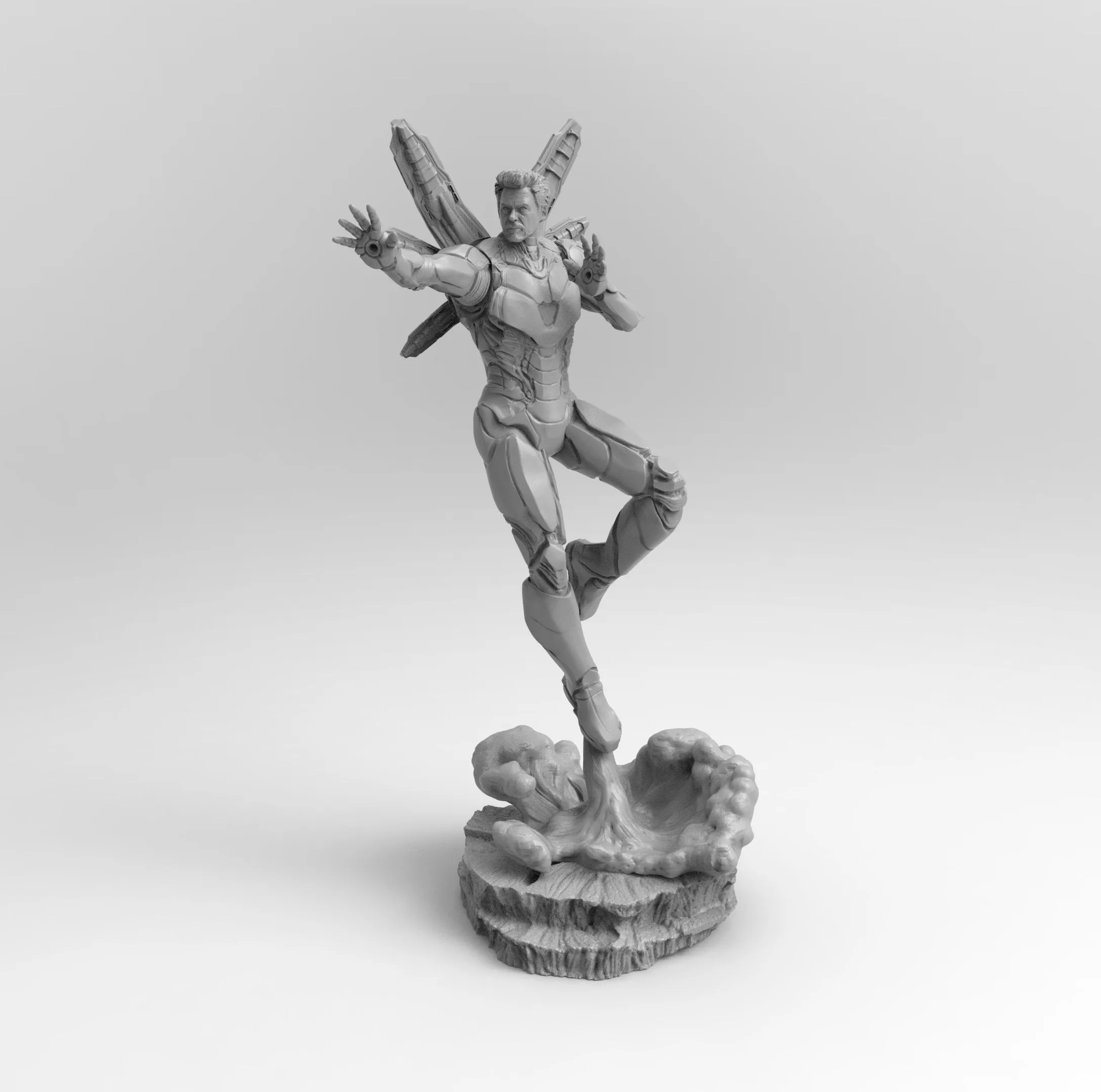 A071 - Comic character design, Marvel Superheroes , Tony Stark Ironman MK85 version , STL 3D model design print file