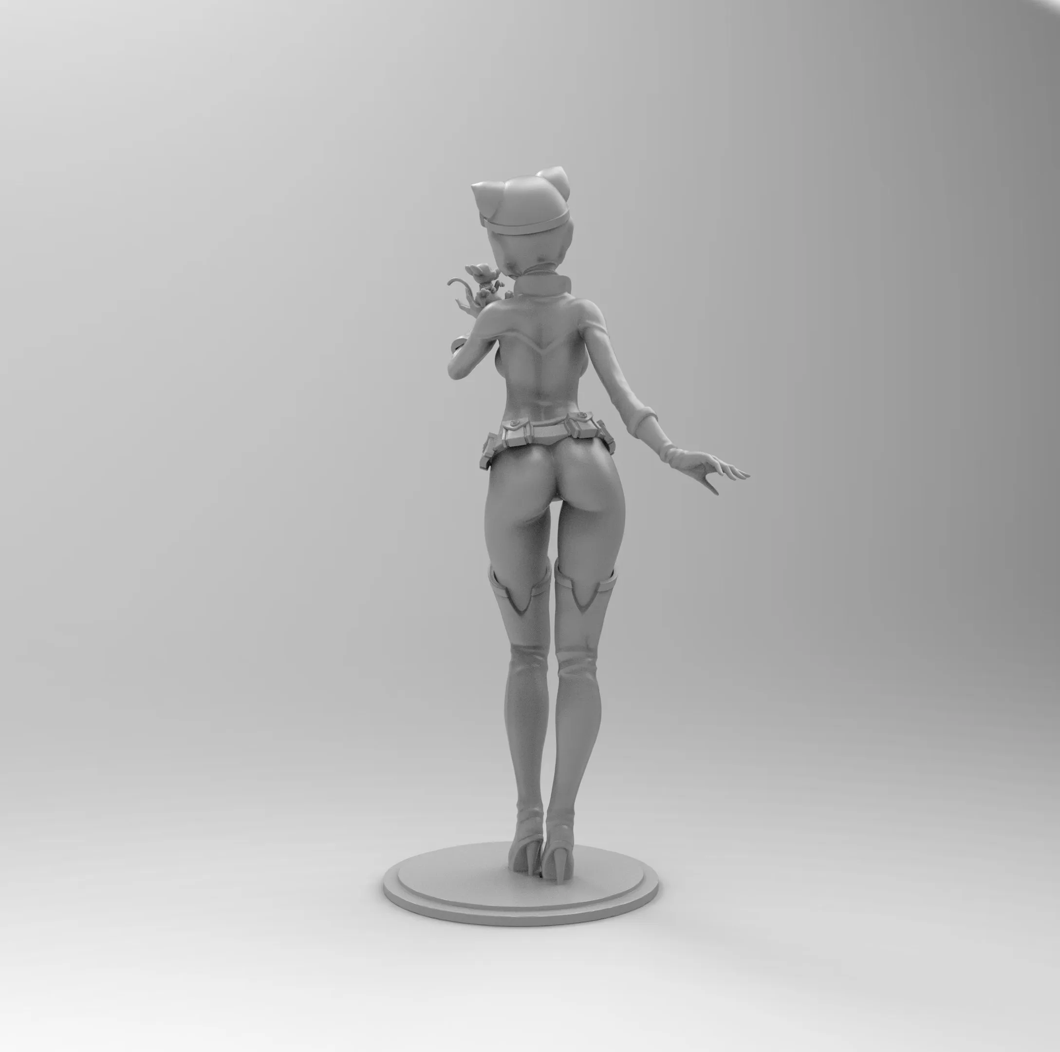 A113 - Comic character design, The Cat and the mouse , DC characters STL 3D model design print download file
