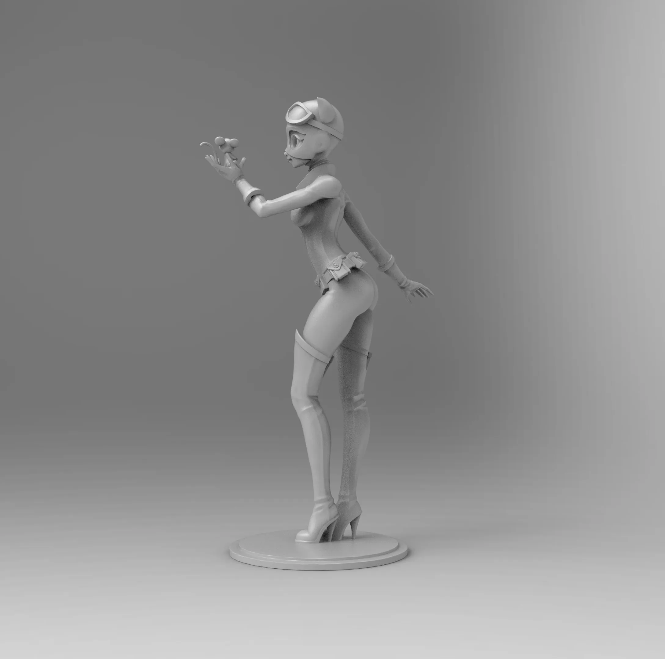 A113 - Comic character design, The Cat and the mouse , DC characters STL 3D model design print download file