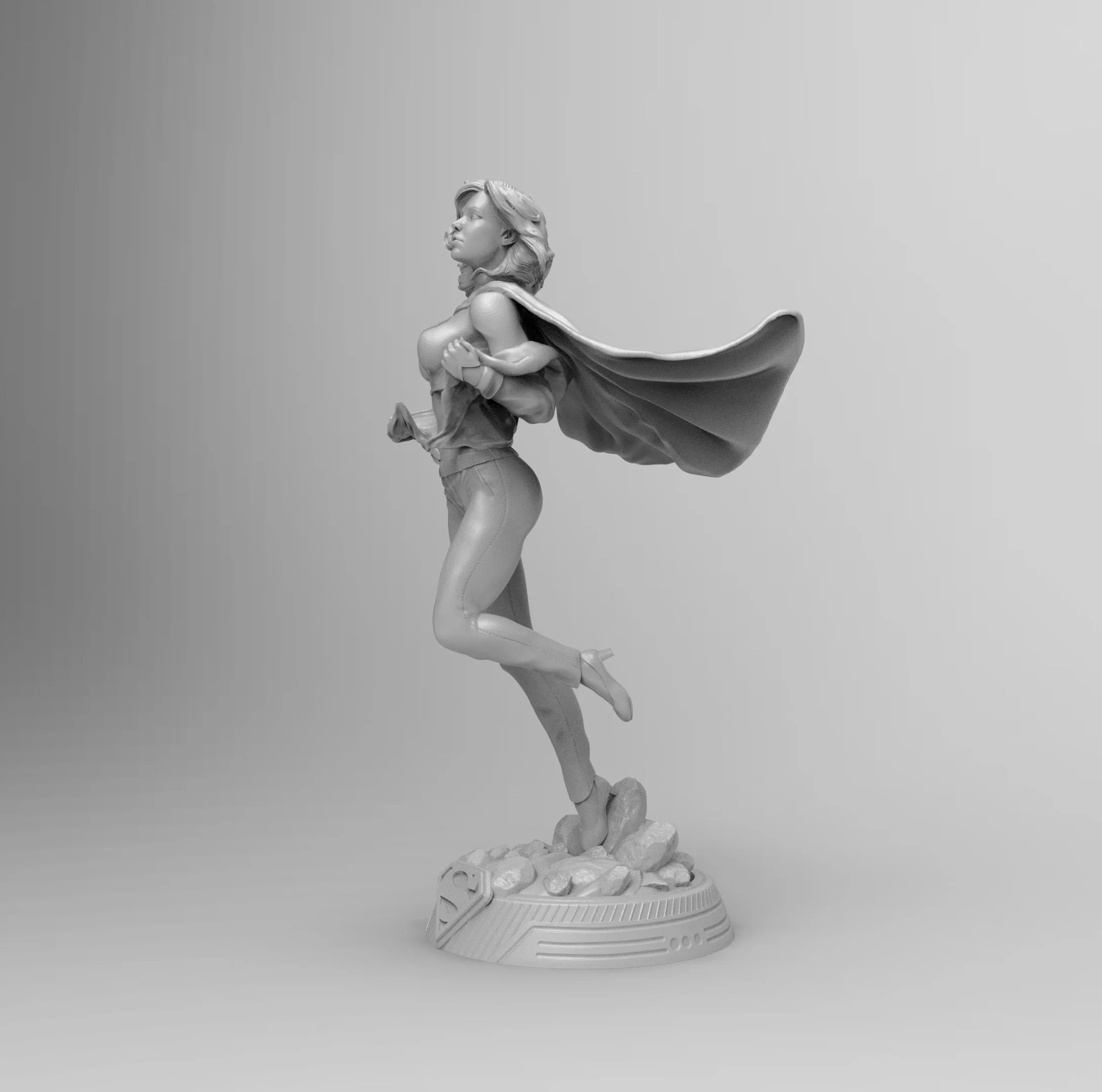 A119 - DC Comics Supergirl, Character STL 3D model design print files
