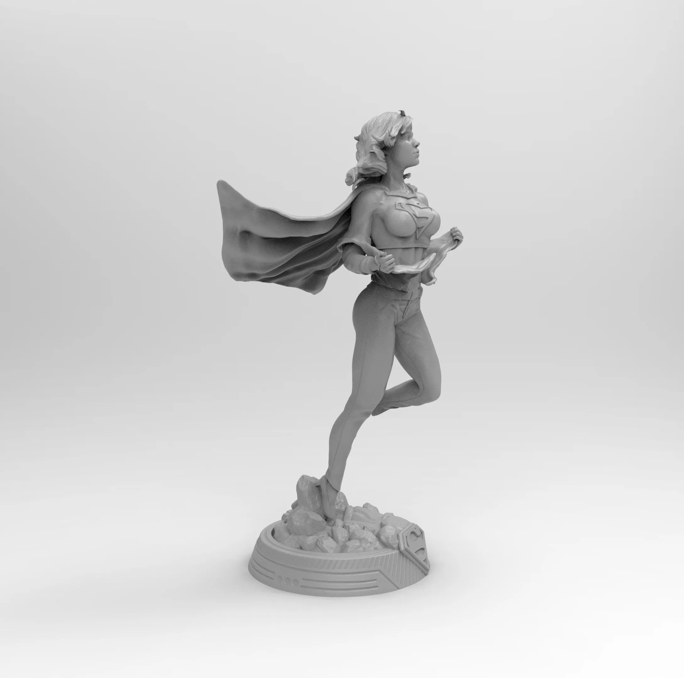 A119 - DC Comics Supergirl, Character STL 3D model design print files