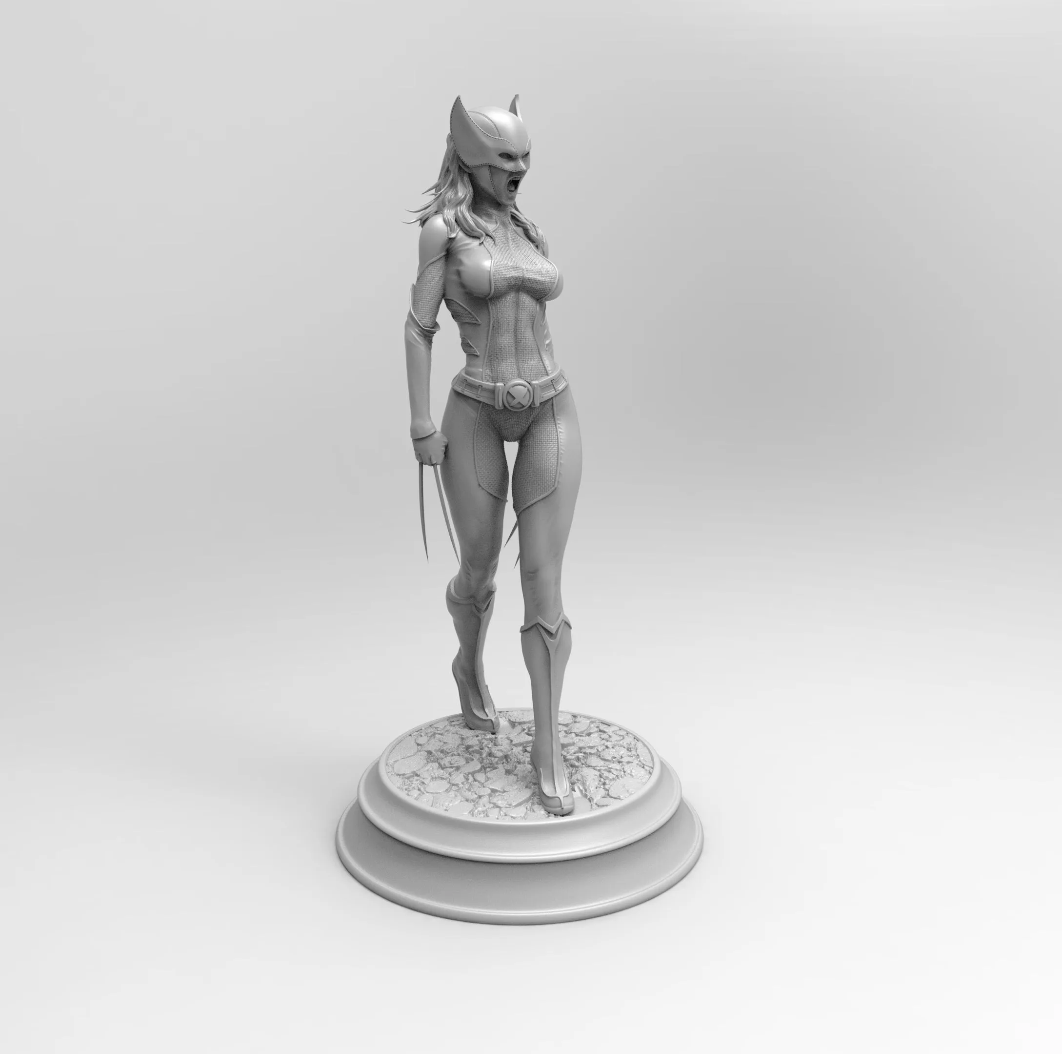 A131 - Comics Character X23 Kinney, STL 3D model design download print files