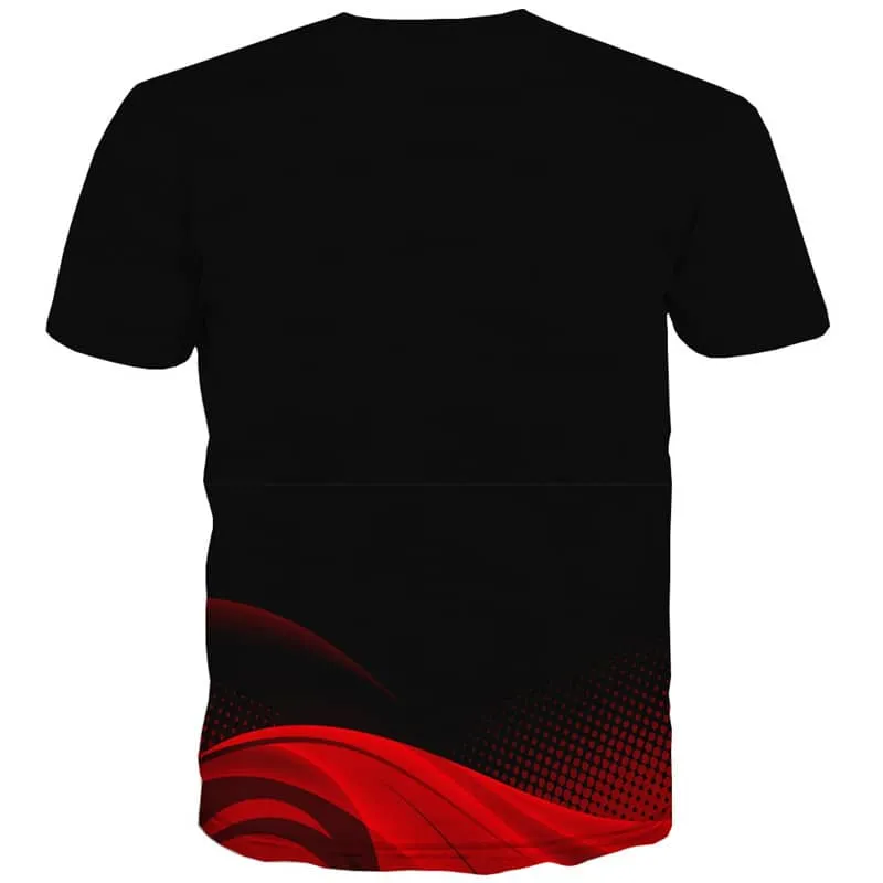 abstract shirt  3D tshirt personality  Casual art costume fun geometric colorful art man
