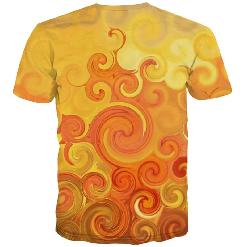 abstract shirt  clothing personality  fun geometric colorful art Casual art costume men