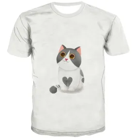 abstract shirt Hip hop tshirt 3D personality art costume Casual fun geometric colorful art men