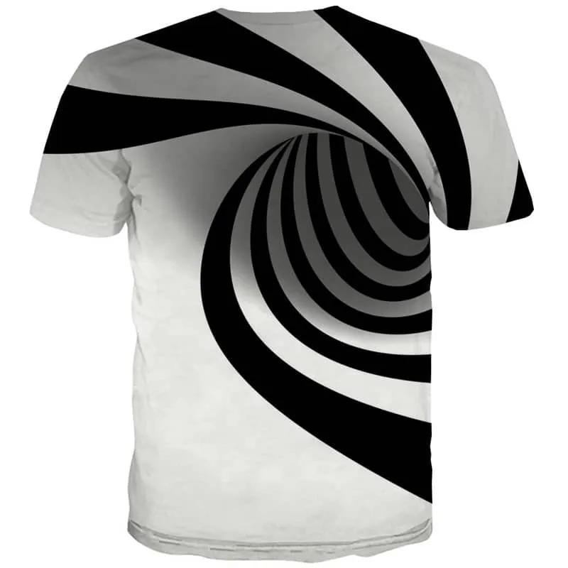 abstract t shirt  Cool personality  art costume fun geometric colorful art Casual man