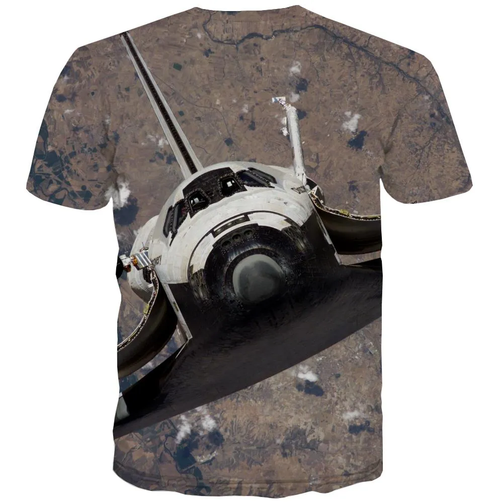 Airship shirt Cool air ship Casual art costume flying ship men