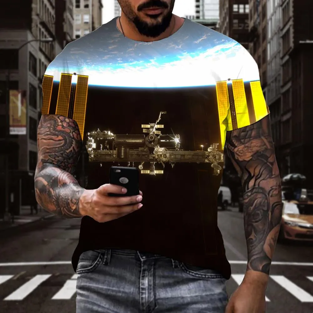 Airship shirt Print clothes air ship art costume Cool flying ship men