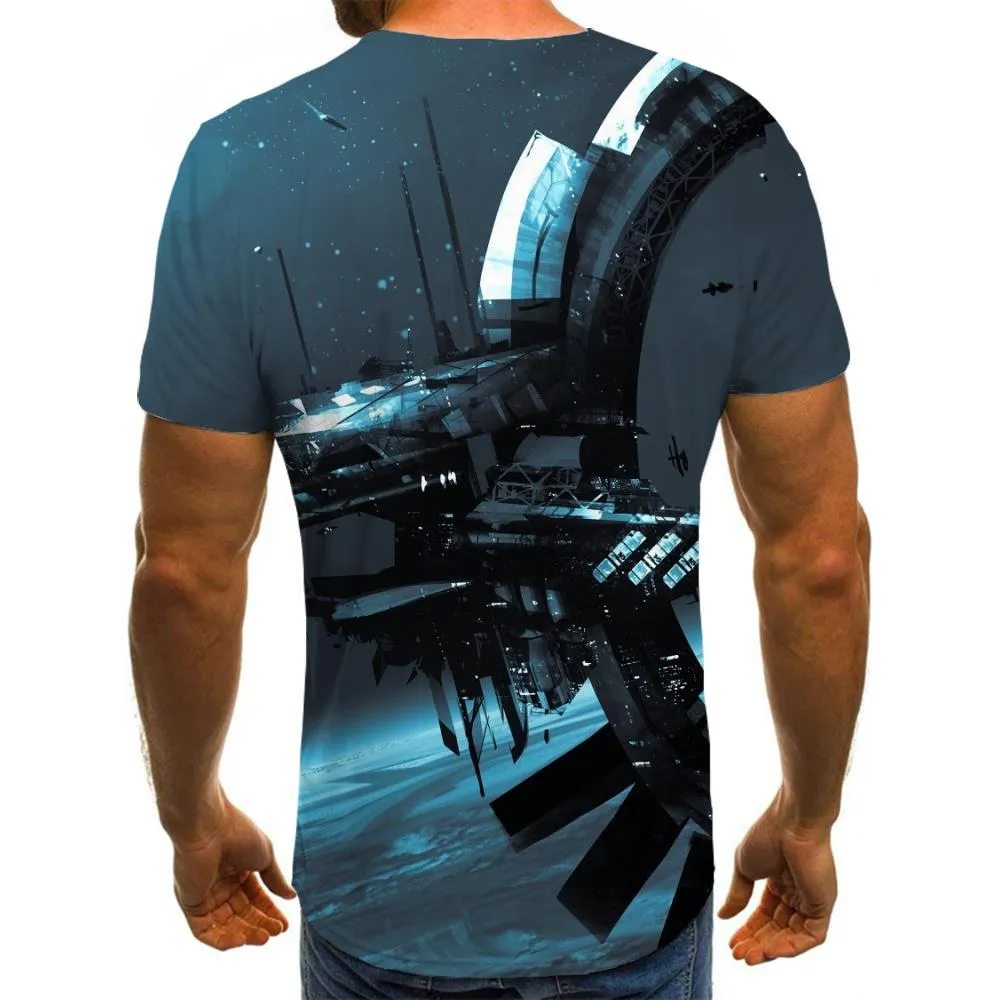 Airship t shirt air ship clothing art costume flying ship Cool men