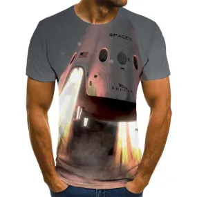 Airship tshirt air ship tee shirt flying ship men Casual art costume