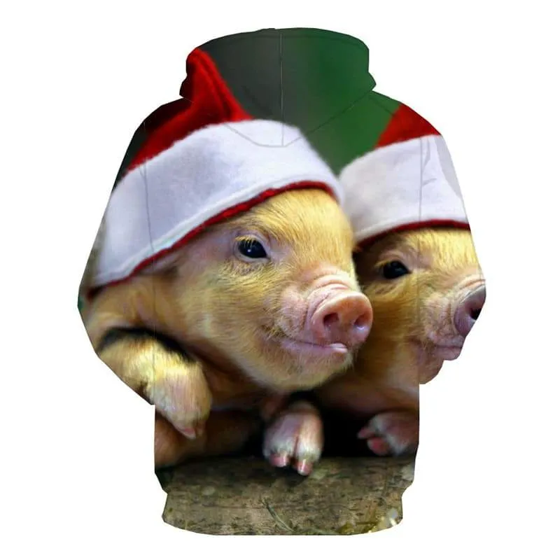 Animal Sweatshirts men Christmas Hoody Anime Lovely 3d Printed Harajuku Sweatshirt Printed
