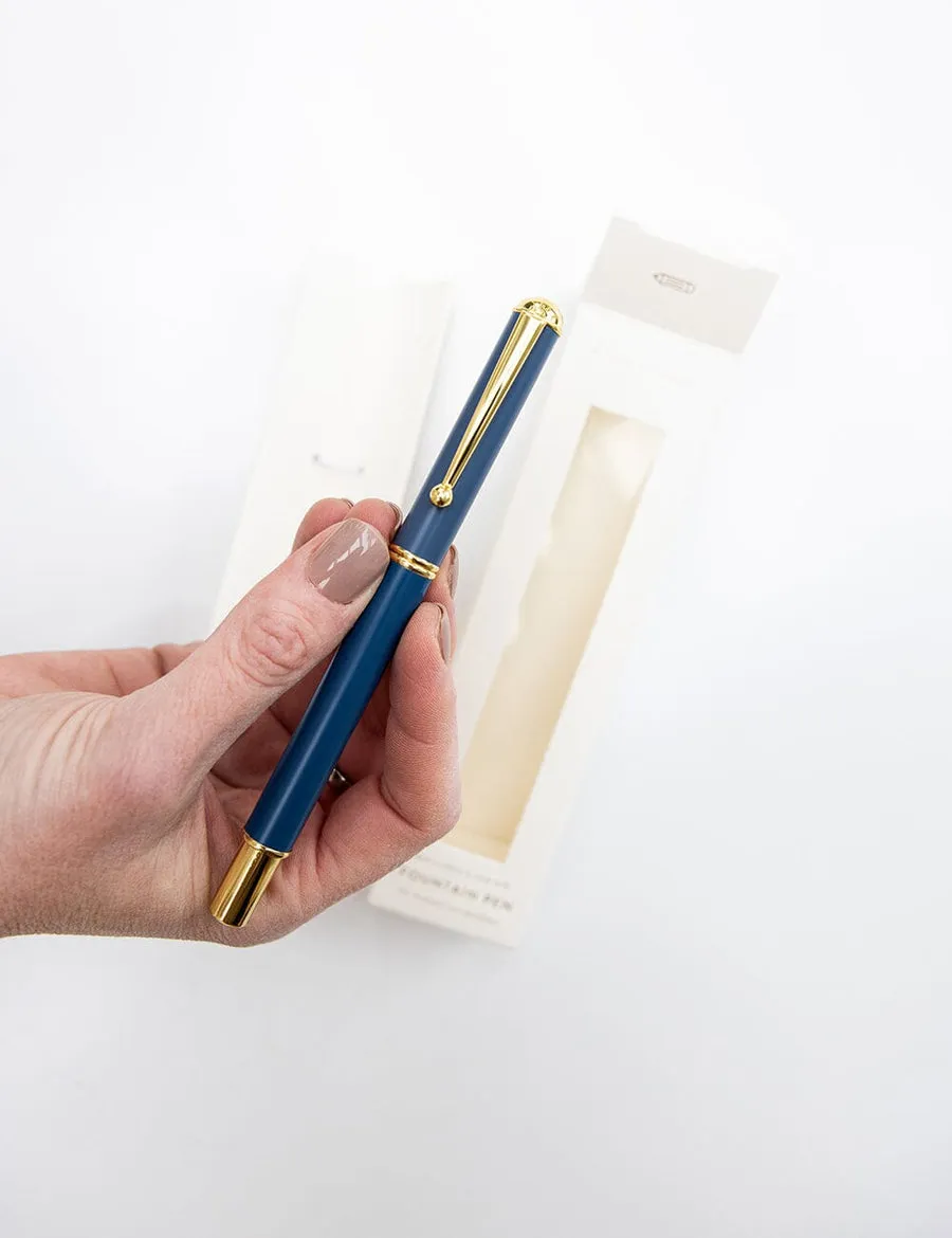 Blue Fountain Pen