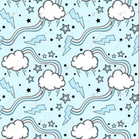 Blue skies - vinyl wrap seamless 12/23
