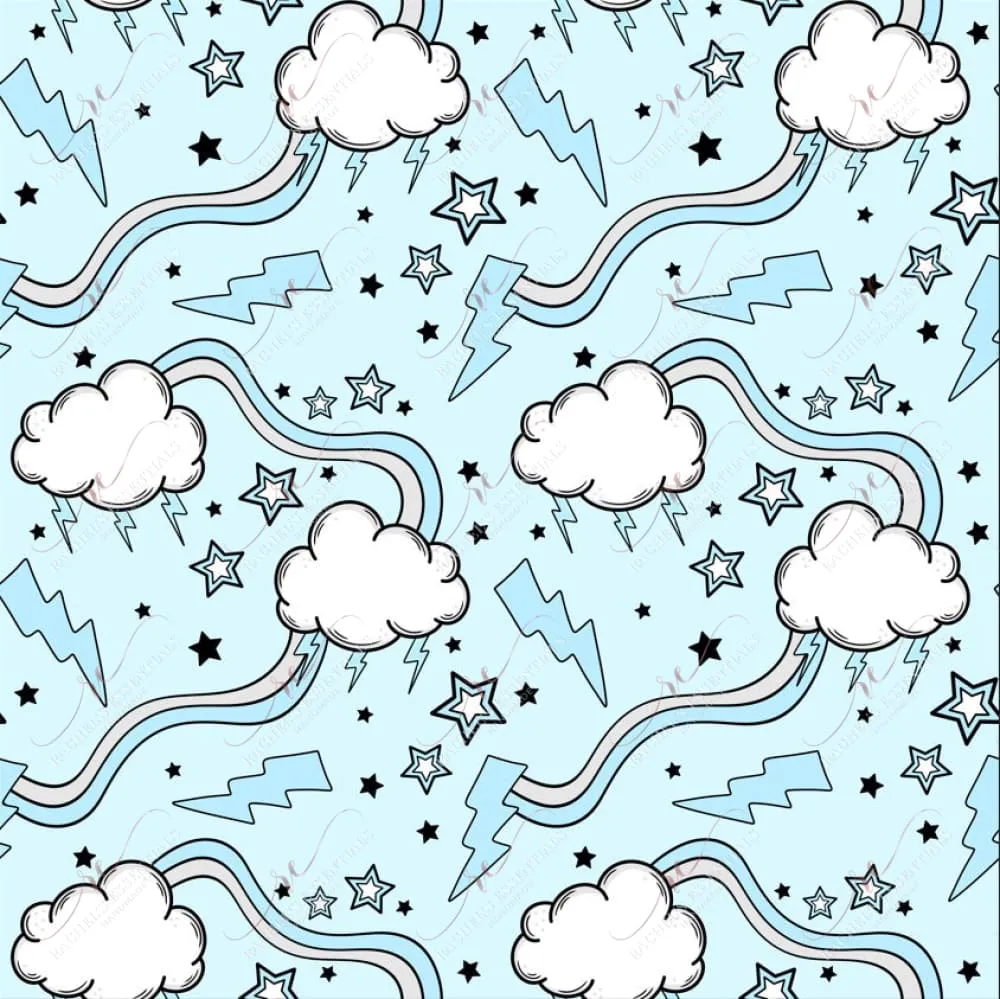 Blue skies - vinyl wrap seamless 12/23