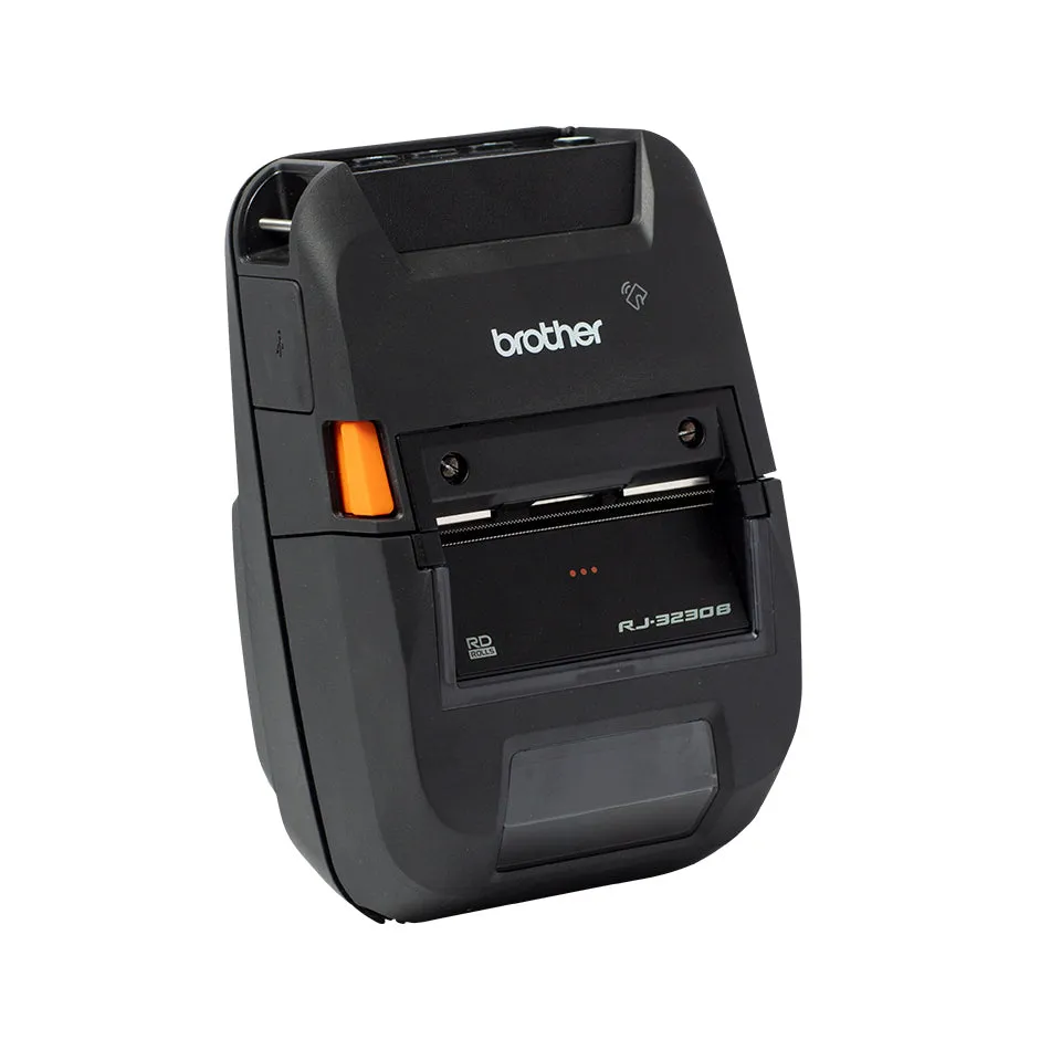 Brother RuggedJet RJ-3230BL 3" Mobile Direct Thermal Printer, Mono, Label/Receipt Print - RJ3230BL