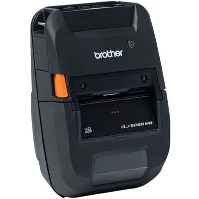 Brother RuggedJet RJ-3250WB-LCP 3" Mobile Direct Thermal Printer, Mono, Label/Receipt Print - RJ3250WBL-CP