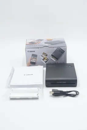 Canon QX10/00391 SELPHY Square QX10 Compact Photo Printer (Black), Open Box
