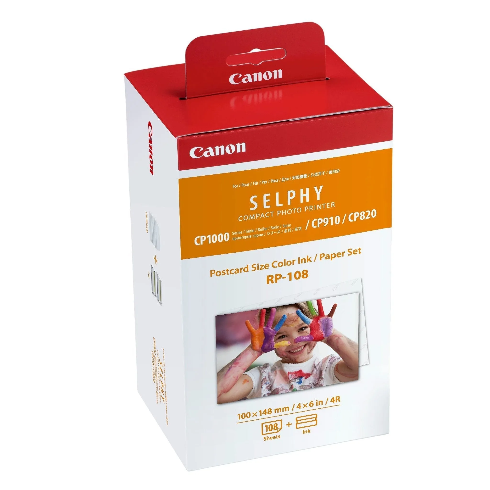 Canon RP-108 High-Capacity Color Ink/Paper Set for SELPHY CP910 Printer
