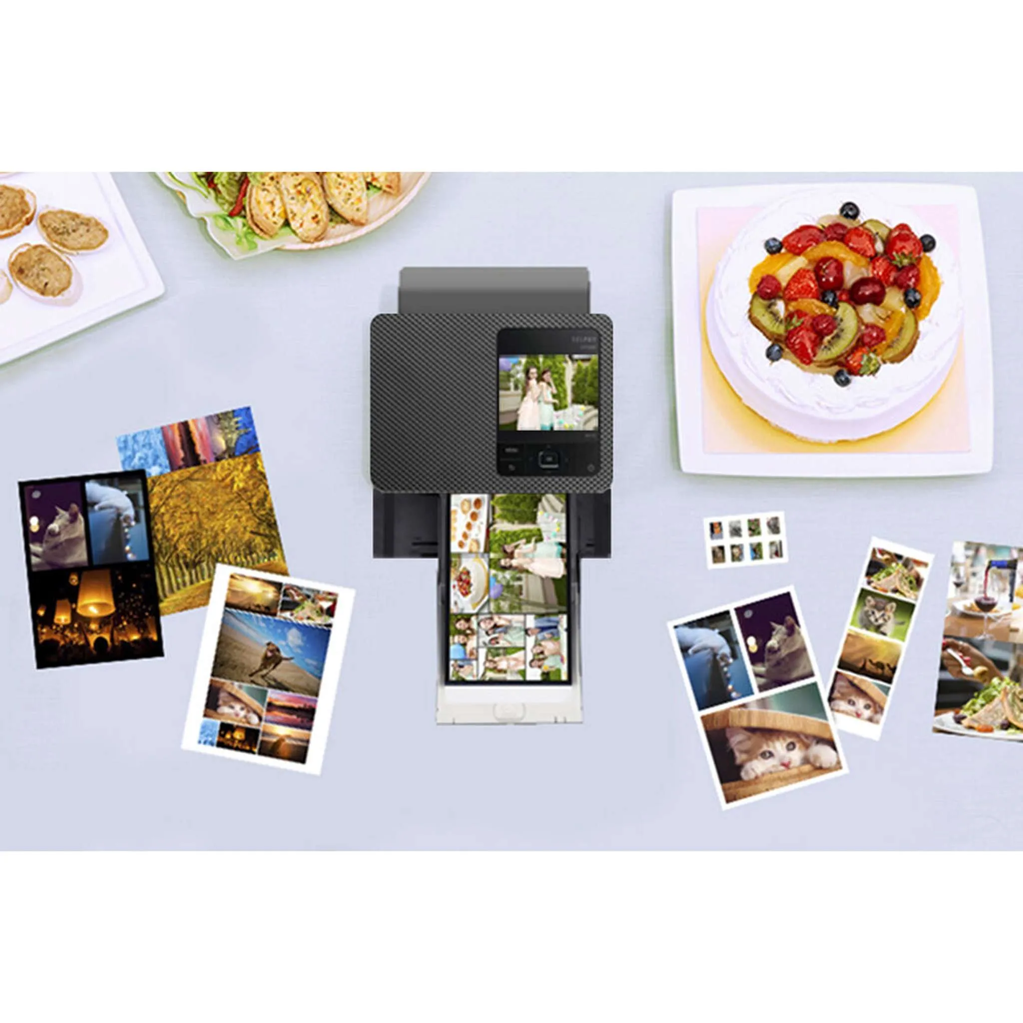 Canon SELPHY CP1500 Photo Printer (Black)   Canon RP-108 Color Ink and Paper Set   More Bundle