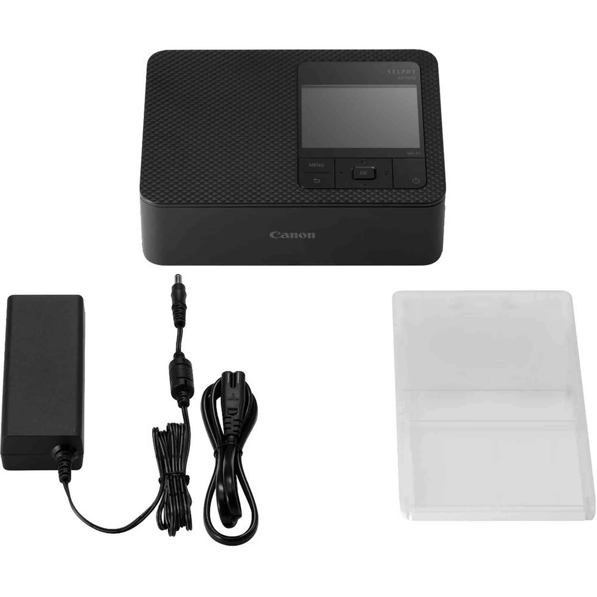 Canon SELPHY CP1500 Photo Printer (Black)   Canon RP-108 Color Ink and Paper Set   More Bundle