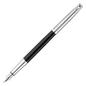 Caran d'Ache Leman Fountain Pen - Bicolour Black