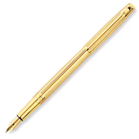 Caran d'Ache Leman Fountain Pen - Madison Cisele Rolled Gold (SLIM)