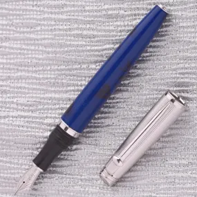 Caran d'Ache Leman (Geneve) Fountain Pen - Bicolour Blue Classic