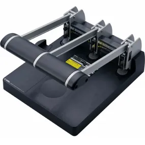 Carl Heavy Duty 3 Hole Punch 145 Sheet Capacity Puncher Black
