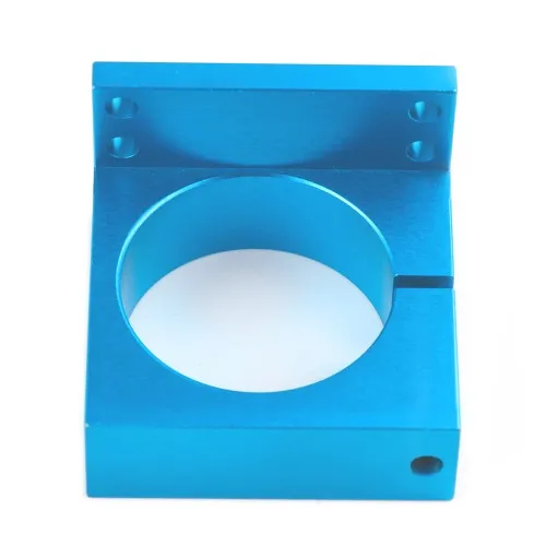 CNC Motor Bracket - Blue