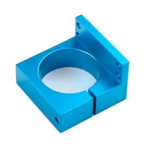 CNC Motor Bracket - Blue