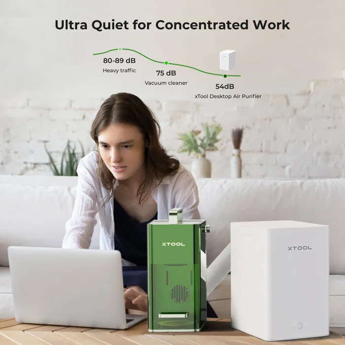 Desktop Air Purifier for xTool F1 Portable Laser Engraver for Permanent Jewelry