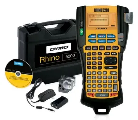 DYMO-RHINO 5200 Industrial Label Maker Kit w Case Keep