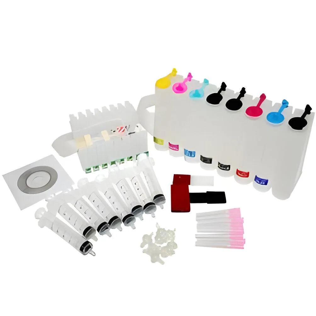 E11C CISS Non-OEM For Epson Printers - R800 & 1800 (8 Colours)