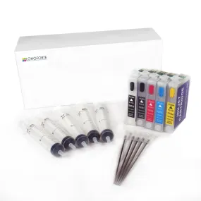 Epson Compatible Cartridge Set E5 Cartridge Number: T0711H-T0714  2BK