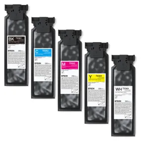 Epson F1070 UltraChrome DG2 Printer Ink - CMYK   White