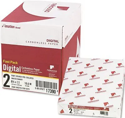 Fast Pack Digital Carbonless Paper 8-1/2 X 11 White/Canary 2500/Carton