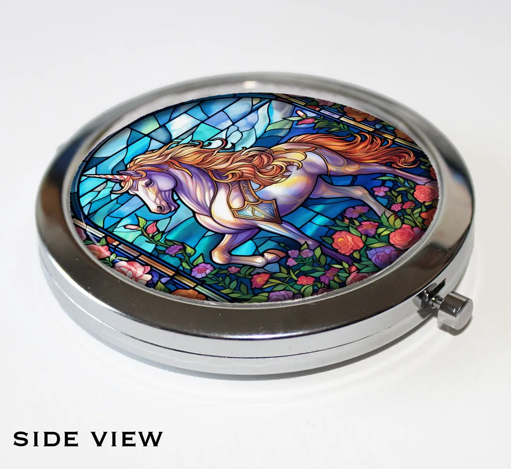 Faux Stained Glass Unicorn