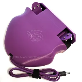 Flapping Fairy Wing Mechanism Pre-assembled in Plum with Black Back Plate