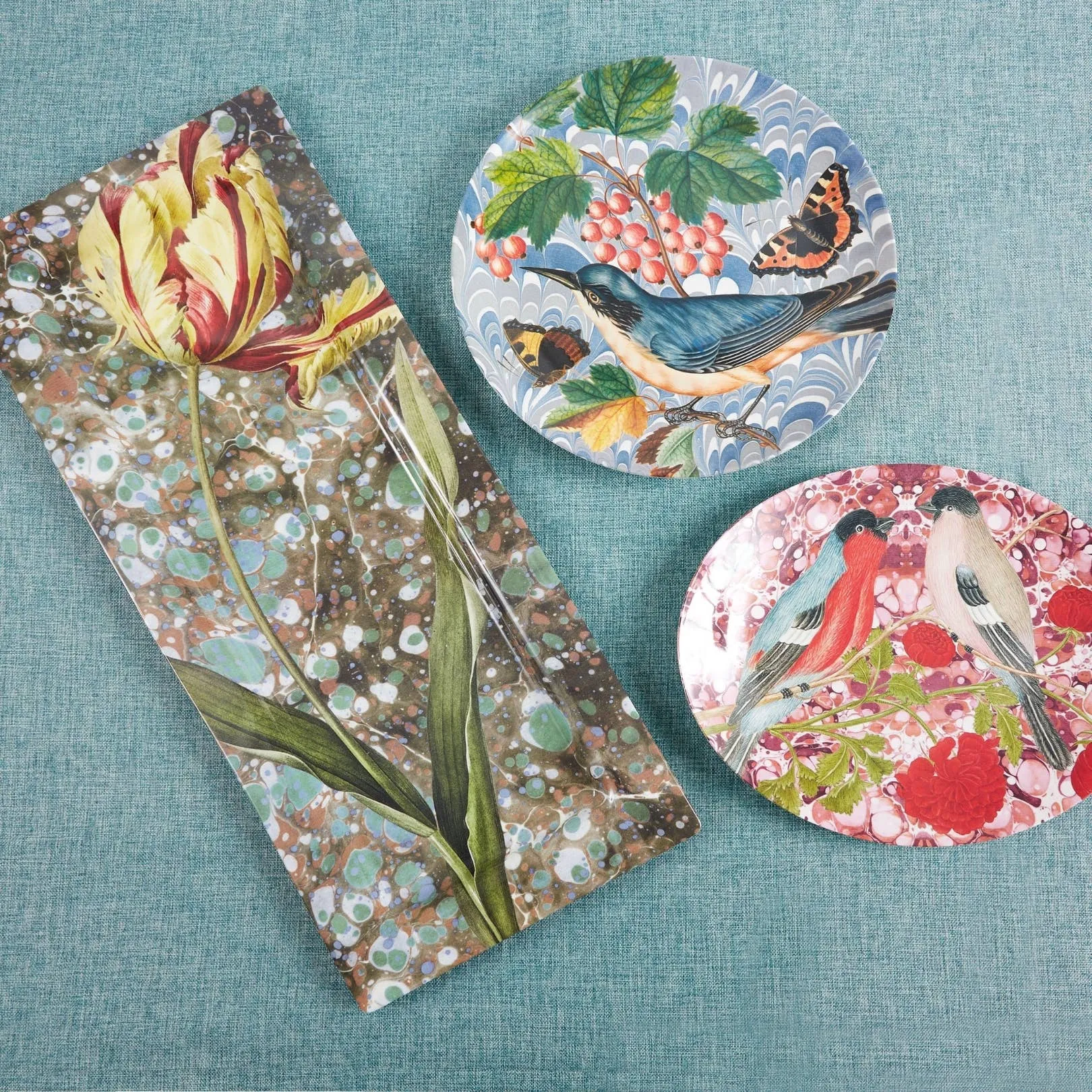 Flora & Fauna X-Large Melamine Platter