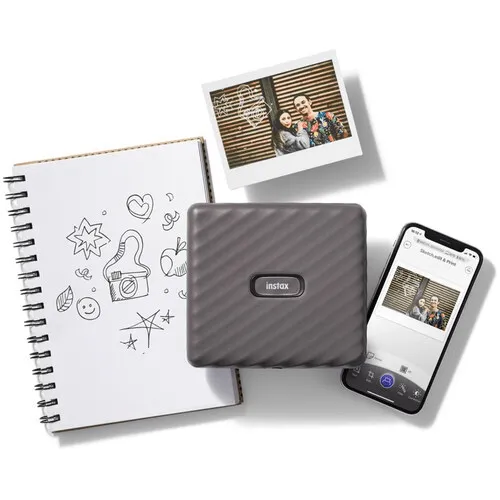 FUJIFILM INSTAX Link Wide Smartphone Printer (Mocha Gray)