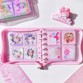 Glitter Kpop Zipper Binder Scrapbook Photo Album