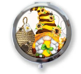 Gnome Sunflowers Bee Honey Hive