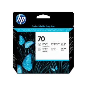 HP 70 Original DesignJet Printhead - Photo Black and Light Grey C9407A